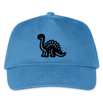 Dinosaur - Kids’ Baseball Cap - peacock-blue - Front
