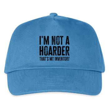 I'm Not A Hoarder That's My Inventory - Kinder Basecap - Pfauenblau - Vorne
