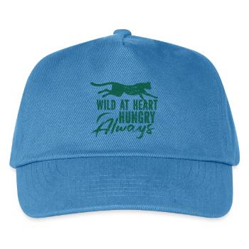 Tiger - Afrika - Wildnis - Naturschutz - Kinder Basecap - Pfauenblau - Vorne