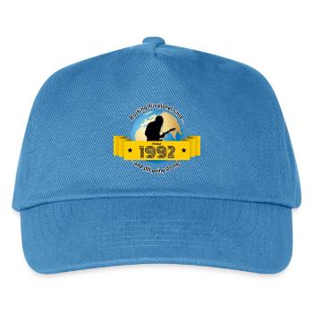 33. Geburtstag Rocking this planet since 10/1992 - Kinder Basecap - Pfauenblau - Vorne
