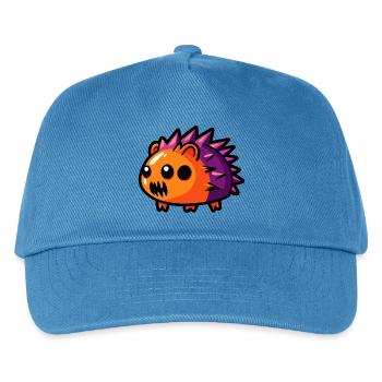 Igel Halloween Zombie - Kinder Basecap - Pfauenblau - Vorne