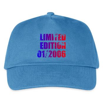 20e anniversaire Édition Limitée 01/2006 - Casquette de baseball Enfant - bleu paon - Devant