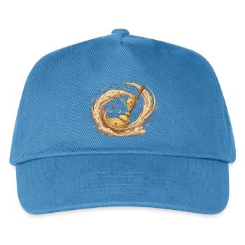 Haunted Broom Whirling Spirit - Kids’ Baseball Cap - peacock-blue - Front