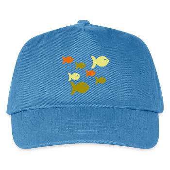 École des poissons - Casquette de baseball Enfant - bleu paon - Devant