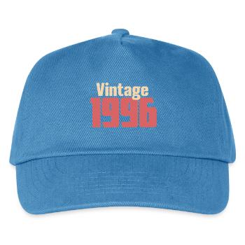 Art Deco 30 Jahre Dreißig Retro-Geschenk 1996 - Kinder Basecap - Pfauenblau - Vorne