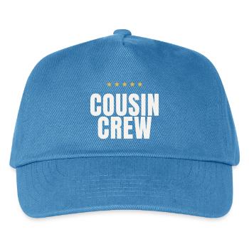 Cousin Crew Cousins Family Matching Reunion - Kids’ Baseball Cap - peacock-blue - Front