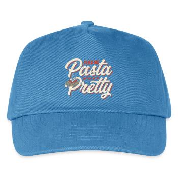 Pasta Love: Feed Me, Tell Me I'm Pretty - Kids’ Baseball Cap - peacock-blue - Front