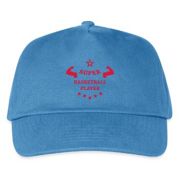 Basketball - Basket Ball - Game - Sport - Player - Kids’ Baseball Cap - peacock-blue - Front