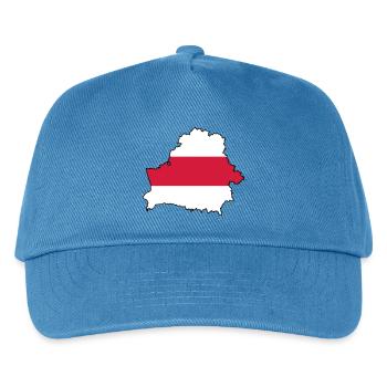 Silhouette of Belarus - Kids’ Baseball Cap - peacock-blue - Front