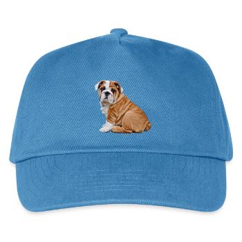 Bulldog - Kinder Basecap - Pfauenblau - Vorne