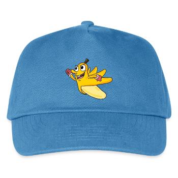 Banane - Kinder Basecap - Pfauenblau - Vorne