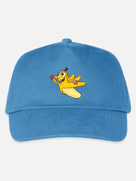 Banane - Kinder Basecap - Pfauenblau