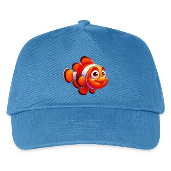 Clownfische - Kinder Basecap - Pfauenblau - Vorne