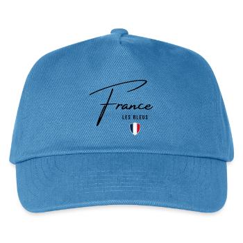 Flag of France, French pride - Kids’ Baseball Cap - peacock-blue - Front
