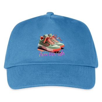 Move with Style Sneakers - Kinder Basecap - Pfauenblau - Vorne
