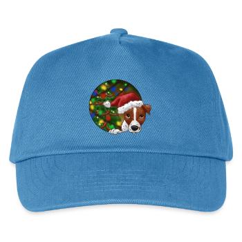 Russel Christmas - Kinder Basecap - Pfauenblau - Vorne