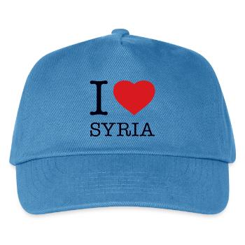 I LOVE SYRIA - Kids’ Baseball Cap - peacock-blue - Front