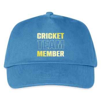Cricket Team - Kinder Basecap - Pfauenblau - Vorne