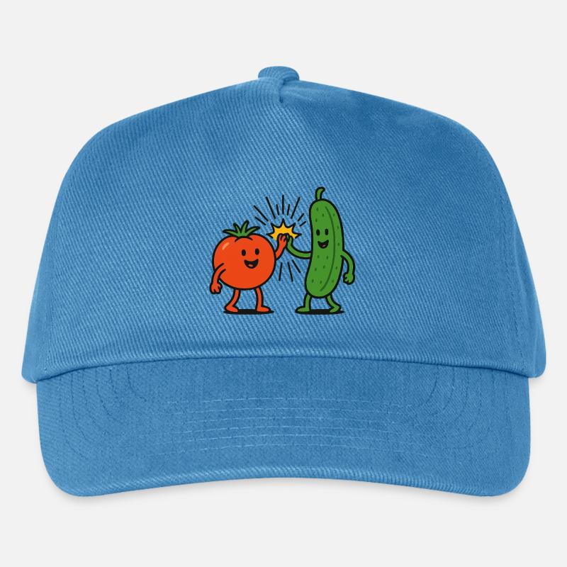Veggie Bros - Kinder Basecap - Pfauenblau