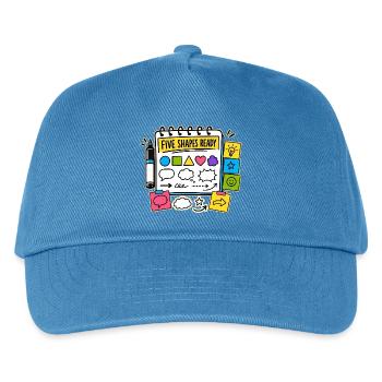 FIVE SHAPES READY - Kinder Basecap - Pfauenblau - Vorne