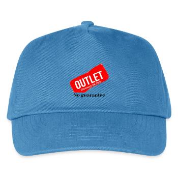 Steckdosen-Tag 70 % Rabatt - Kinder Basecap - Pfauenblau - Vorne