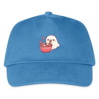 Der süße Geist liebt es, japanische Ramen-Nudeln zu essen - Kinder Basecap - Pfauenblau - Vorne
