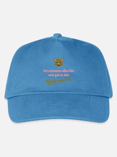 kindergarten - Kinder Basecap - Pfauenblau
