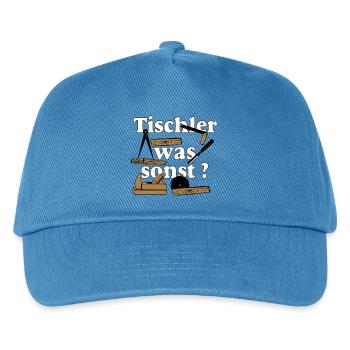 Schreiner,Tischler , Tischler was sonst (25) - Kinder Basecap - Pfauenblau - Vorne