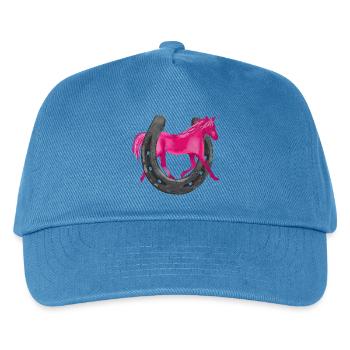 Pony emotion - Kids’ Baseball Cap - peacock-blue - Front