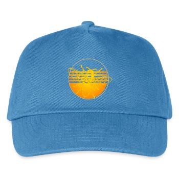 Bee honey bee - Kids’ Baseball Cap - peacock-blue - Front