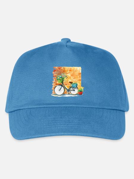 Fahrrad - Kinder Basecap - Pfauenblau