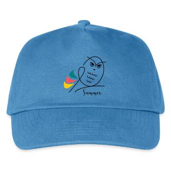 HOLIDAY. HAPPY HOLIDAYS. MISTRESS. MASTER. TEACHER - Kids’ Baseball Cap - peacock-blue - Front