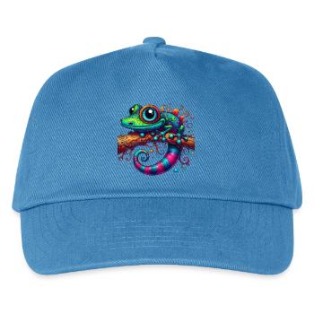 Gecko - Kids’ Baseball Cap - peacock-blue - Front