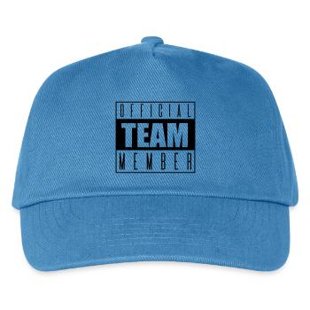 Team Member Official - Kids’ Baseball Cap - peacock-blue - Front