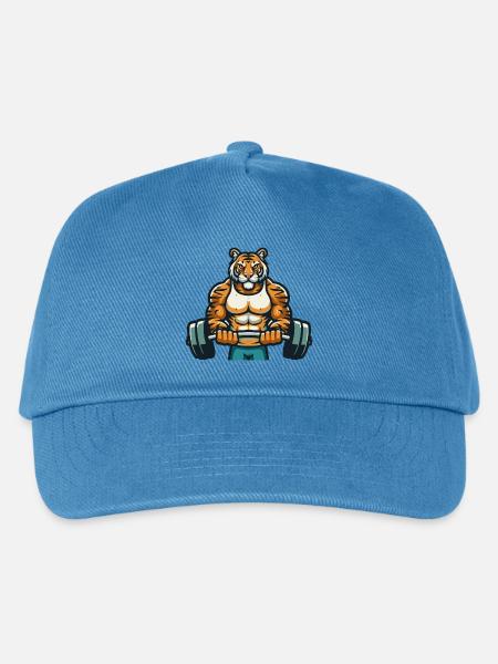 TIGER FITNESSSTUDIO - Kinder Basecap - Pfauenblau