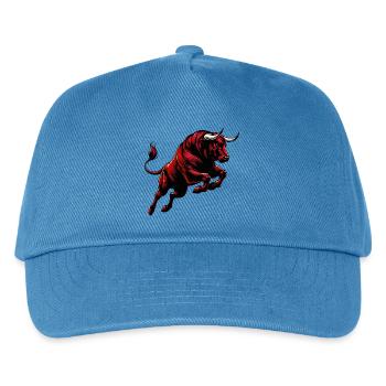 Bull - Kids’ Baseball Cap - peacock-blue - Front