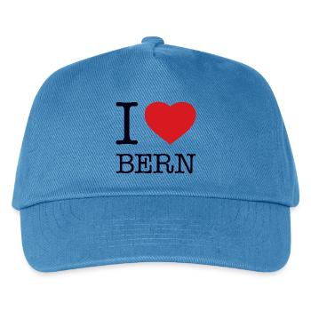 J’ADORE BERNE - Casquette de baseball Enfant - bleu paon - Devant