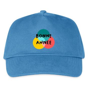 HAPPY NEW YEAR. NEW YEAR'S EVE. NEW YEAR - Kids’ Baseball Cap - peacock-blue - Front
