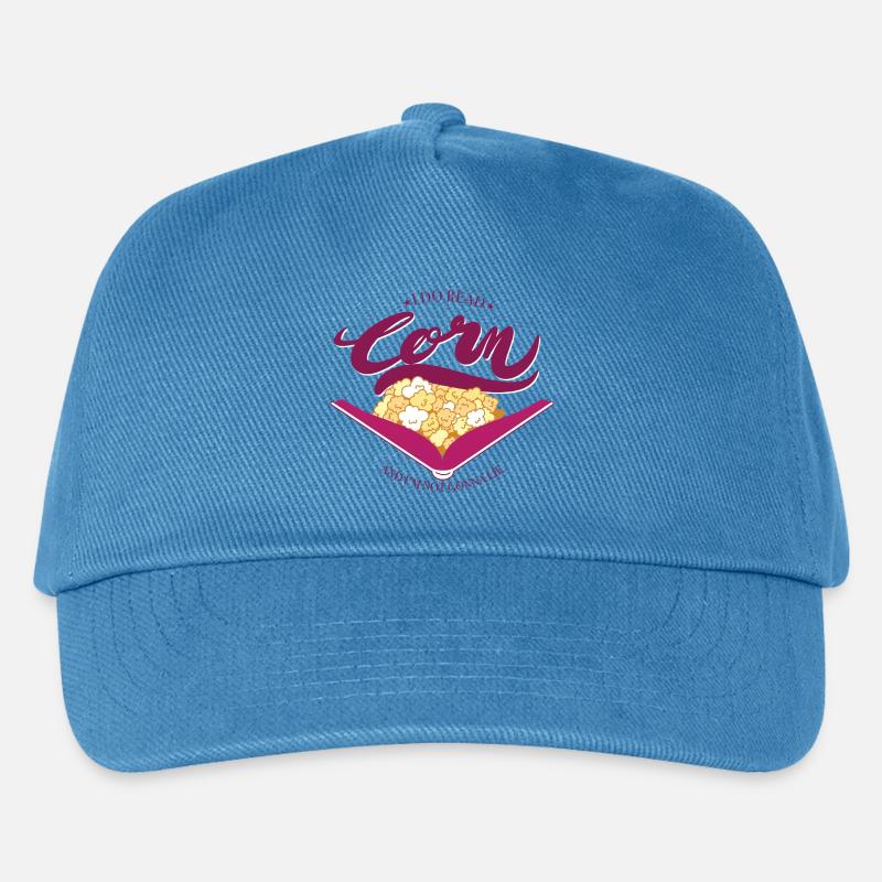 Corn Reading Tea - Kids’ Baseball Cap - peacock-blue
