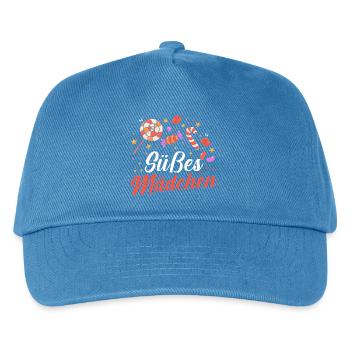 Sweets Sweet Tooth Cute Girl - Kids’ Baseball Cap - peacock-blue - Front