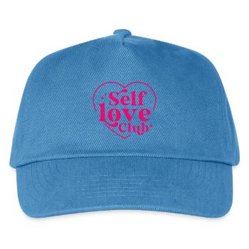 Selbstliebe-Club - Kinder Basecap - Pfauenblau - Vorne