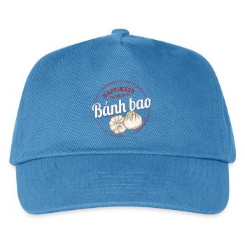Bánh Bao Dumpling oder Baozi Vintage Teigtasche - Kinder Basecap - Pfauenblau - Vorne