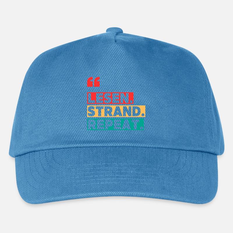 Lire Beach Repeat - Casquette de baseball Enfant - bleu paon