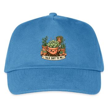 Sprich Dreck Mit Mir, Süße - Kinder Basecap - Pfauenblau - Vorne