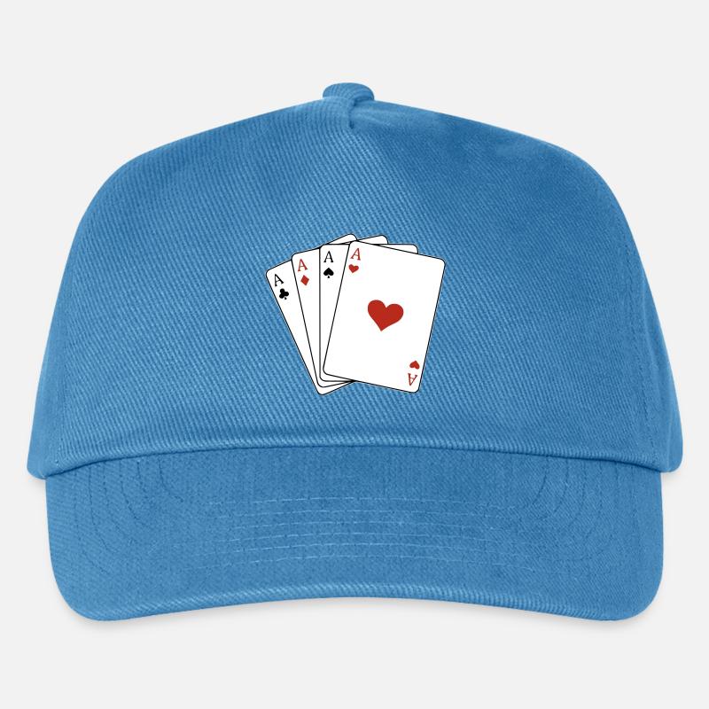 carré d'as - Kinder Basecap - Pfauenblau
