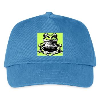 Frosch - Kinder Basecap - Pfauenblau - Vorne