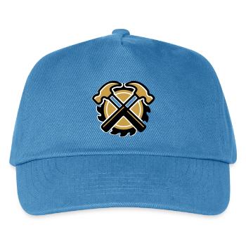 Zimmermann Hammer Logo - Kids’ Baseball Cap - peacock-blue - Front