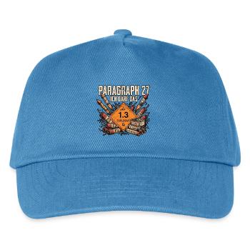Pyro 27er Scheininhaber - Kinder Basecap - Pfauenblau - Vorne