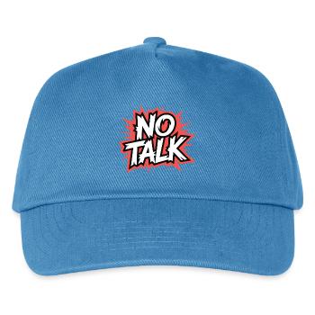 No Talk Comic Explosion - Kinder Basecap - Pfauenblau - Vorne