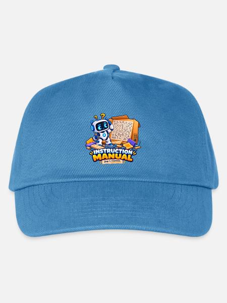 Bedienungsanleitung - Kinder Basecap - Pfauenblau